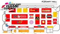 มาแล้วจ้าแผนผังในโซนของ Game Show ในPlenary Hall ของศูนย์ประชุมแห่งชาติสิริกิติ์กับงาน TGS2011