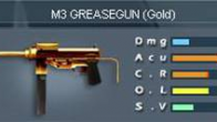 M3 GREASEGUN Gold