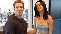 Mark Zuckerberg เปิดบริษัทที่โด่งดังของเค้า Facebook ต้อนรับ Katy Perry นักร้องสาวสวยที่โด่งดัง