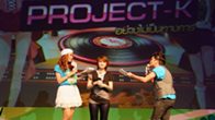 กิจกรรมบนเวทีในงาน  PlayPark Fan Fest 2011 by a-play โชว์ลีการกับเกมใหม่ Project K ที่ทั้งร้องและเต้น