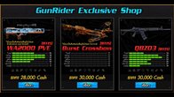 Black Fire เผยข้อมูลคลังแสงอาวุธลับในร้าน "GunRider Exclusive Shop ประจำเดือนกันยายน