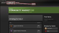 อีกหนึ่งบริการสำหรับผู้เล่นเกมผ่านระบบ Steam โดยขณะนี้ Steam ได้เปิดใช้ระบบตลาด Steam Community Market