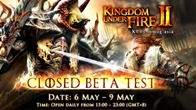 Kingdom Under Fire II เซิร์ฟ SEA ประกาศเปิด Close Beta ในวันที่ 6-9 พฤษภาคมนี้