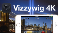 Vizzywig 8xHD เป็นแอพที่สามารถเพิ่มความละเอียดของวีดีโอให้มากขึ้นถึง 8 เท่า จากความละเอียดของ iPhone 5 และ 5s ที่ถ่ายได้เพียง 720p จะกลายเป็น 4k