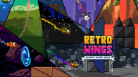 Retro Wings เป็นเกมที่ผู้เล่นต้องควบคุมเครื่องบินให้บินผ่านอุปสรรคต่างๆ ให้ได้