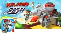 NinJump Dash เป็นเกมการแข่งขันชิงชัยเป็นที่หนึ่ง โดยคุณสามารถปรับแต่งตัวละครนินจาได้หลากหลาย 