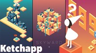 Skyward เป็นเกมที่ใช้ลูกเล่นด่านคล้ายๆกับเกม Monument Valley เพียงแต่ว่าเกมนี้จะให้เราเดินไปข้างหน้าไปเรื่อยๆ