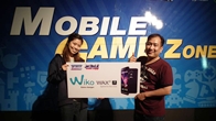 คุณ "พินิจ เจริญตั้งพาณิช" ผู้โชคดีคนแรกที่ได้รับรางวัล Wiko WAX 4G  ไปครอง